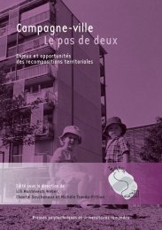 Campagne-ville: Le pas de deux. Enjeux et opportunités des recompositions territoriales. Sous la direction de Lilli Monteventi Weber, Chantal Deschenaux, Michèle Tranda-Pittion, Communauté d'études pour l'aménagement du territoire (CEAT), EPFL, Presses Polytechniques de Suisse Romande, 352 pages, 2008.